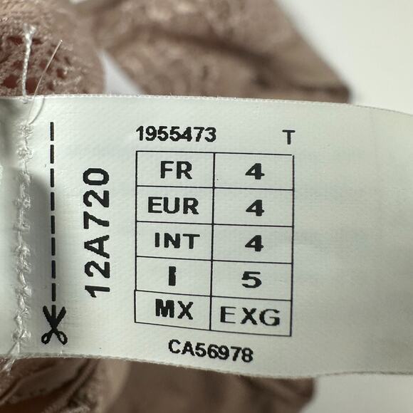 Simone Perele Bra 36F Caresse Full Cup U/W + Large Bikini Panties Coco Brown NWT - Picture 13 of 15